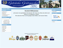 Tablet Screenshot of getraenke-gruetzmacher.de